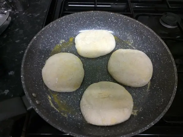 Muffins in the pan