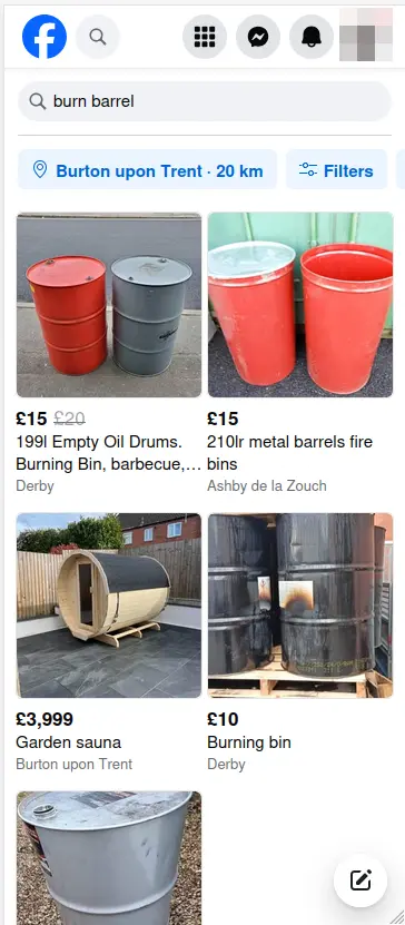 Burning Barrel