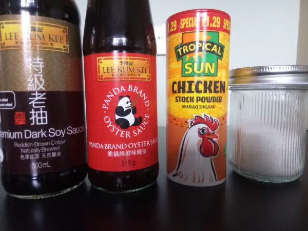 Egg fried rice ingredients