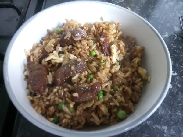 Beef fried rice