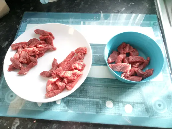 Braising steak ready to cook or freeze