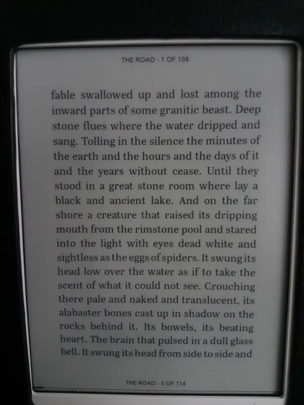 Kobo Mini with Abril font