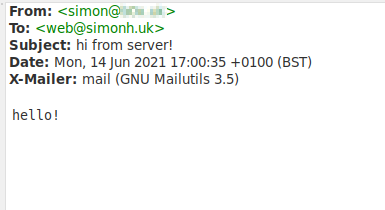 Server Email